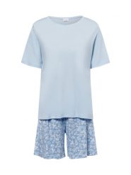 Mey Piżama Kobiety Bawełna niebieski, 46. Niebieskie piżamy damskie Mey, bez wzorów, z bawełny, bez ramiączek. Za 349.95 zł.