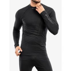 Bluza termoaktywna męska Brubeck Thermo Wool by Pustelnik. Czarne bluzy bez kaptura męskie Brubeck, m. Za 245.99 zł.