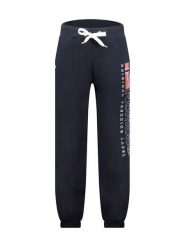 Geographical Norway Spodnie dresowe "Mogora" w kolorze granatowym rozmiar: 3XL. Niebieskie spodnie dresowe męskie Geographical Norway, bez wzorów, z dresówki. Za 97.51 zł.