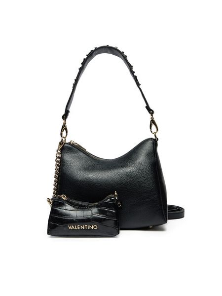 Valentino Torebka Kalimba VBS8DJ07 Czarny. Czarne torebki klasyczne damskie Valentino, bez wzorów, ze skóry, bez dodatków. Za 539.99 zł.