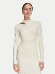 Marciano Guess Sweter G6YR07 Z1060 Kremowy Slim Fit. Białe swetry klasyczne damskie Marciano Guess, xs, z wiskozy, bez kołnierzyka. Za 589.99 zł.