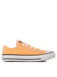 Converse Trampki Chuck Taylor All Star Ox A04393C Pomarańczowy. Brązowe trampki i tenisówki damskie Converse, bez wzorów, z materiału. Za 329.99 zł.
