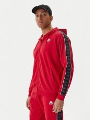 Kappa Bluza Banda Zamin 3 331U3ZW Czerwony Regular Fit. Czerwone bluzy bez kaptura męskie Kappa, m, z bawełny. Za 229.99 zł.
