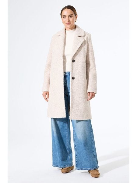 Garcia Płaszcz przejściowy w kolorze kremowym rozmiar: XL. Brązowe płaszcze damskie Garcia, xl, bez wzorów. Za 260.96 zł.