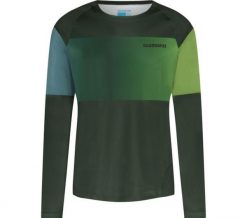 Koszulka z długim rękawem MYOKO z ciepłym nadrukiem. Zielone koszulki męskie z długim rękawem SHIMANO, l, z dżerseju. Za 448.90 zł.
