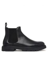 KARL LAGERFELD Sztyblety Koby Lug KL11836 Czarny. Czarne sztyblety męskie Karl Lagerfeld, ze skóry, bez zapięcia. Za 1,059.00 zł.
