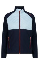 Kurtka hybrydowa dla kobiet do wędrówek CMP. Czarne kurtki przeciwdeszczowe damskie Campagnolo, s, bez kaptura. Za 288.50 zł.