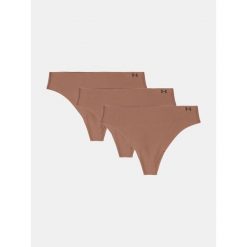 Stringi damskie Under Armour Pure Stretch Ns Thong 3 pary hue 625. Brązowe stringi damskie Under Armour, xs, bez wzorów. Za 73.99 zł.