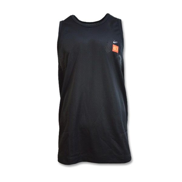 Koszulka Nike Dri-Fit Kevin Durant Mesh Basketball Jersey. Czarne bluzki damskie Nike, bez wzorów, z jersey, sportowe, bez kołnierzyka, bez ramiączek. Za 188.60 zł.