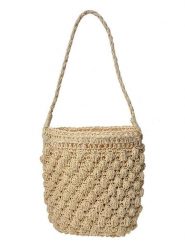 Clayre & Eef Torebka w kolorze beżowym - 25 x 26 x 14 cm rozmiar: onesize. Brązowe torebki klasyczne damskie Clayre & Eef, bez wzorów, z materiału, bez dodatków. Za 122.96 zł.