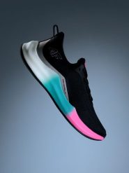 4F Buty treningowe STEP CONTROL 1.0 damskie - czarne 40. Czarne buty sportowe na co dzień damskie 4f, na fitness i siłownię. Za 229.99 zł.