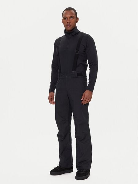 Rossignol Spodnie narciarskie RLOMP06 Czarny Regular Fit. Czarne spodnie materiałowe męskie Rossignol, bez wzorów, z syntetyku, sportowe. Za 709.99 zł.