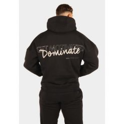 Jordan Oversize bluza z kapturem - Czarny. Czarne bluzy sportowe męskie GORILLA WEAR, bez wzorów, bez kołnierzyka, bez ramiączek. Za 339.00 zł.