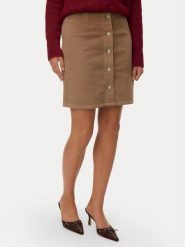 Vero Moda Spódnica mini Etta 10315342 Beżowy Regular Fit. Brązowe spódniczki damskie Vero Moda, xl, bez wzorów, z bawełny, mini. Za 139.99 zł.