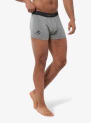 Bokserki termoaktywne Super.natural Tundra175 Toni Boxer. Szare bokserki męskie Super.natural, bez wzorów, z dzianiny. Za 169.29 zł.