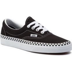 Tenisówki VANS - Era VN0A38FRVOS1M (Check Foxing) Black/True. Czarne trampki i tenisówki męskie Vans, bez wzorów, z gumy, bez zapięcia. W wyprzedaży za 199.00 zł.