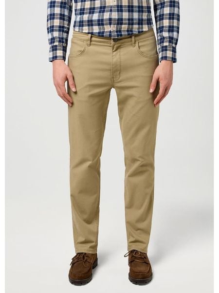 Wrangler Dżinsy "Greensboro" - Regular fit - w kolorze beżowym rozmiar: W40/L32. Brązowe jeansy męskie Wrangler. Za 219.95 zł.