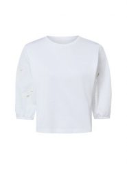 Marc Cain Koszulka Kobiety Bawełna biały, 38. Białe t-shirty damskie Marc Cain, bez wzorów, z bawełny, bez kołnierzyka. Za 649.95 zł.