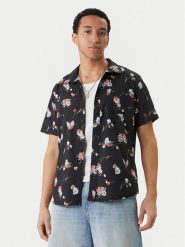 RVCA Koszula Morning Glory AVYWT00490 Czarny Regular Fit. Czarne koszule męskie RVCA, l, bez wzorów, z wiskozy, bez kołnierzyka, bez ramiączek. Za 299.99 zł.