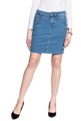 SPÓDNICA JEANSOWA MUSTANG LAURA SKIRT 1010932 5000 586. Spódniczki damskie Mustang, bez wzorów, z jeansu. Za 159.99 zł.