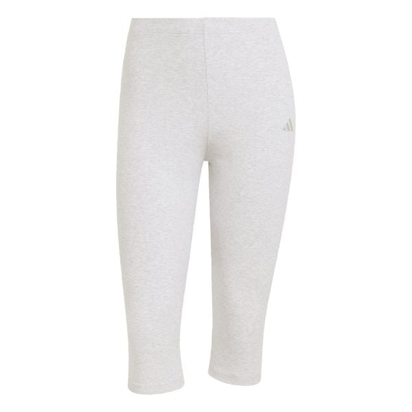 Legginsy Seasonal Essentials Rib Capri. Szare legginsy damskie Adidas, bez wzorów, z dzianiny, na fitness i siłownię. Za 149.00 zł.