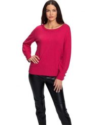 Heine Sweter w kolorze różowym rozmiar: 40. Różowe swetry klasyczne damskie Heine, bez kołnierzyka. Za 121.80 zł.