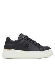 Tommy Hilfiger Sneakersy Low Cut Lace-Up T3A9-33985-1355 Czarny. Czarne buty sportowe dziewczęce Tommy Hilfiger, bez wzorów, ze skóry, bez zapięcia. Za 299.99 zł.