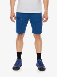 Krótkie spodenki Mammut Zinal Hybrid Shorts. Niebieskie szorty męskie Mammut, z elastanu, bez kołnierzyka. Za 648.99 zł.