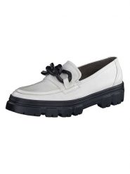 Paul Green Skórzane mokasyny w kolorze biało-czarnym rozmiar: 40,5. Białe mokasyny damskie Paul Green. Za 218.05 zł.