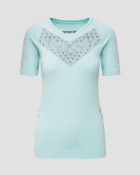 Koszulka biegowa damska X-Bionic Twyce Run Shirt SS Blue. Niebieskie t-shirty damskie X BIONIC, s, bez wzorów, ze skóry, bez kołnierzyka. Za 280.00 zł.