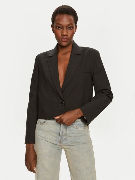 MAX&Co. Marynarka Giada 2426046012200 Czarny Regular Fit. Czarne marynarki i żakiety damskie MAX&Co., bez wzorów, z syntetyku. Za 739.00 zł.