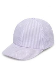 Nelli Blu Czapka z daszkiem 2K3-002-SS24 Fioletowy. Fioletowe czapki dziecięce Nelli Blu, bez wzorów, z bawełny. Za 29.99 zł.