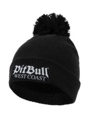 Czapka męska Pitbull zimowa One Tone Old Logo. Czarne czapki męskie PITBULL, na zimę, z aplikacjami, z dzianiny. Za 59.00 zł.