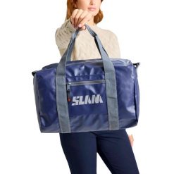 Torba Duffle Slam Wr S Dorosłych. Niebieskie torebki klasyczne damskie SLAM, bez wzorów, z materiału, duże, bez dodatków. Za 201.85 zł.