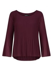 Sublevel Bluzka w kolorze bordowym rozmiar: XL. Czerwone bluzki damskie Sublevel, xl, bez wzorów, bez kołnierzyka, bez ramiączek. Za 102.95 zł.