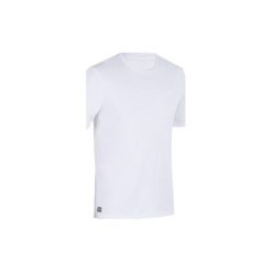 Koszulka UV krótki rękaw WATER T SHIRT męska. Białe t-shirty męskie OLAIAN, m, bez wzorów, z materiału, bez kołnierzyka. Za 19.99 zł.
