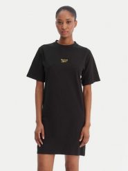Reebok Sukienka codzienna Surya RK25502CCW Czarny Regular Fit. Czarne sukienki damskie Reebok, na co dzień, xs, bez wzorów, z bawełny, bez kołnierzyka, bez ramiączek, proste. Za 129.99 zł.