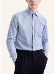 Seidensticker Koszula - Slim fit - w kolorze błękitnym rozmiar: 38. Niebieskie koszule męskie Seidensticker, bez wzorów, z bawełny, bez kołnierzyka, bez ramiączek. Za 131.43 zł.