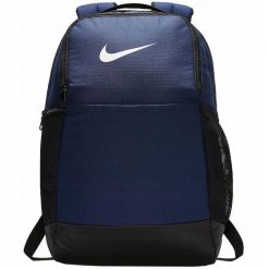 Plecak szkolny sportowy Nike Brasilla 9.0 M Backpack 24L Granatowy - BA594-410. Niebieskie plecaki damskie Nike, bez wzorów. Za 193.20 zł.