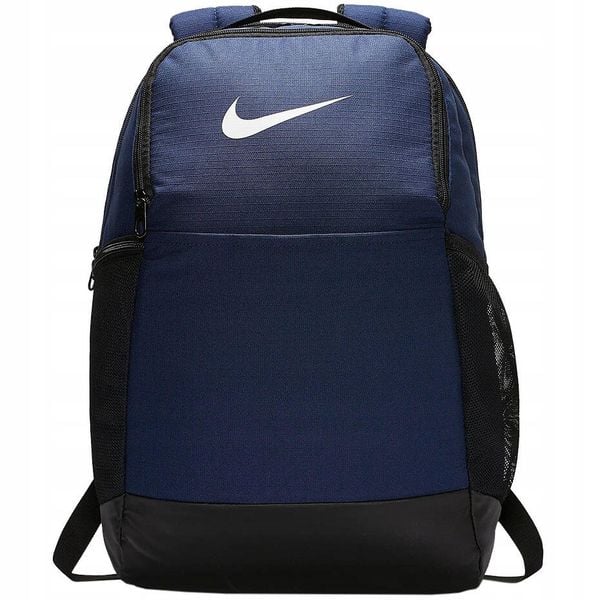 Plecak szkolny sportowy Nike Brasilla 9.0 M Backpack 24L Granatowy - BA594-410. Niebieskie plecaki damskie Nike, bez wzorów. Za 193.20 zł.