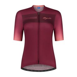 Koszulka rowerowa damska Rogelli Dawn. Czerwone topy sportowe damskie Rogelli, l, bez wzorów, z elastanu, bez ramiączek. Za 199.00 zł.