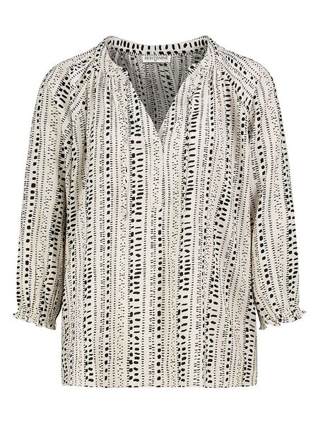 Eight2Nine Bluzka w kolorze kremowo-czarnym rozmiar: S. Brązowe bluzki damskie Eight2Nine, s, bez wzorów, bez kołnierzyka, bez ramiączek. Za 88.64 zł.