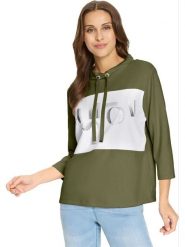 WITT WEIDEN Bluzka w kolorze khaki rozmiar: 46. Brązowe bluzki damskie WITT WEIDEN, bez wzorów, bez kołnierzyka, bez ramiączek. Za 59.95 zł.