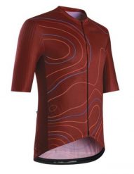 Koszulka rowerowa PEAK, czerwona. Czarne t-shirty sportowe męskie GIST, na lato, xl, z elastanu, bez ramiączek, rowerowe. Za 399.00 zł.