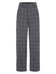 Herrlicher Spodnie w kolorze antracytowym rozmiar: W28. Czarne spodnie materiałowe damskie Herrlicher, bez wzorów, z materiału, z podwyższonym stanem. Za 208.83 zł.