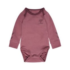 Body z długim rękawem dla dziewczynki Hummel Maule. Fioletowe koszulki dziewczęce HUMMEL, l, bez wzorów, z bawełny, bez ramiączek. Za 213.00 zł.