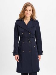 BOSS Płaszcz Kobiety Sztuczne włókno niebieski, 38. Niebieskie płaszcze damskie Boss, bez wzorów, z włókna, eleganckie. Za 2,099.95 zł.