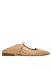 MALONE SOULIERS Klapki Maureen Flat 327 Beżowy. Brązowe klapki damskie MALONE SOULIERS, bez wzorów, ze skóry, bez obcasa. Za 2,309.00 zł.