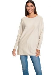 Heine Sweter w kolorze beżowym rozmiar: 48/50. Brązowe swetry klasyczne damskie Heine, s, z lyocellu, bez kołnierzyka. Za 84.99 zł.