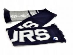 Szalik Tottenham Hotspur SPURS. Niebieskie szaliki męskie TOTTENHAM HOTSPUR, bez wzorów. Za 114.90 zł.